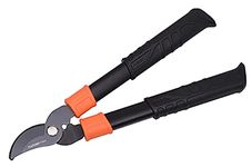 Harden 15" Professional Mini By-Pass Pruner - 4mm High Carbon Steel Blade, Teflon Cutting Blade, Comfortable Rubber Handle - 630501