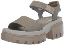 Timberland Women's Everleigh T-Strap Sandal, Beige, 6.5 UK