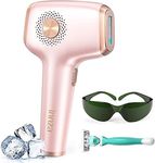 INNZA Laser Hair Removal with Ice Cooling Care Function for Women Permanent,999,999 Flashes Painless IPL Hair Remover, Hair Removal Device for Armpits Legs Arms Bikini Line