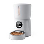 Faroro Automatic Cat Feeder, 4L Cat Feeder with Timer up to 6 Meals Per Day, Portion Control, Suitable for Small and Medium Pets