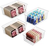 Wire Storage Baskets, iSPECLE 4 Pac