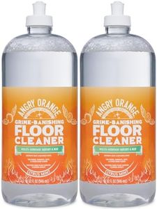 ANGRY ORANGE Hardwood Floor Cleaner 32oz (2 Pack) - Citrus Mint, Some Plant-Based Cleaning Agents, Destroys Dirt & Restores Shine, Safe for Sealed Wood Floors
