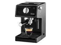 DeLonghi Ecp31.21|Pump Espresso Coffee Machine|Espresso, Cappuccino, Latte & More Recipe Options|15 Bar Pressure|1100 W|Free Demo & Installation (Black)