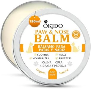 OKIDO Bálsamo Orgánico Natural para Perros y Gatos 150ML | Crema Hidratante y Protector de Almohadillas y Nariz | Cura, Alivia, Hidrata y Protege contra el Frío y el Calor.