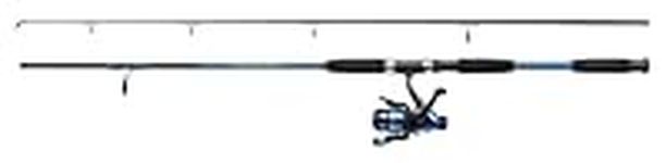 Shakespeare Firebird Spinning Combo, Fishing Rod and Reel Combo, Pre-spooled with Line, Ready to Fish in Saltwater or Freshwater, Predator Fishing,Pike/Perch/Zander, Blue / Black, 2.10m | 10-25g