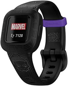 Garmin vívofit Jr.3, fitness tracker for Kids, includes interactive app experience, swim-friendly, up to 1-year battery life, adjustable watch band, Black Panther