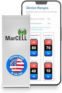 MarCELL Cellular Temperature, Humidity & Power Monitor (Verizon) - Made in the USA - RVs, Pet Safety Monitoring, Second Home Monitoring, Greenhouse Monitoring,- 24/7 Monitoring & Instant Alerts