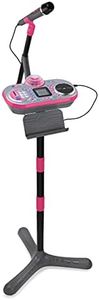 VTech Kidi Superstar DJ - Microphone Musical DJ Toy with Songs & Sound Effects, Colour Changing Disco - 531703 Pink 9.8 x 27.6 x 17.5cm