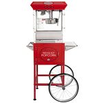 Bullseye’s Commercial Grade 8oz Popcorn Machine with cart The“Oscar