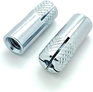 Twenty (20) 1/4" Inch Premium Zinc Plated Carbon Steel Drop in Anchor (BCP999)