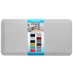 ComfiLife Anti Fatigue Floor Mat – 3/4 Inch Thick Kitchen Mats for Floor, Standing Desk Mat, Kitchen Rug – Comfort at Home, Office – Durable – Stain Resistant – Non-Slip Bottom (24" x 70", Silver)