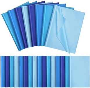 Qilery 500 Sheets Blue Tissue Paper Bulk 15 x 20 Inch Acid Free Packing and Wrapping Paper Sheets for Crafts, Gift, Holiday, Birthday, Party Decor, Weddings
