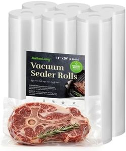 Kitchen Essentials, Vacuum Sealer Bags, 6 Rolls 11"x20', 120Feet