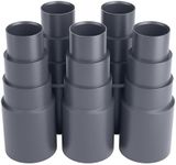 BAUHELD® Vacuum Cleaner Hose Attachment [Made in Germany] - Adapter for Vacuum Cleaner Nozzle Made of Sturdy PVC Rubber [Pack of 5] - Suitable for Makita Bosch Kärcher Einhell Festool Eibenstock -