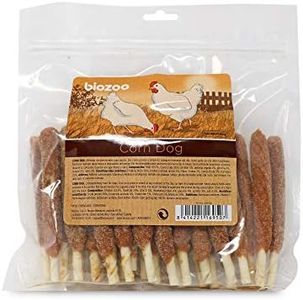 Biazoo Perrito Empanado 500 grs Snacks para Perros Apto para Todas Las Razas y tamaños. Snack Altamente digerible y con Alto Contenido en proteína.