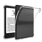 Clear Case for 6" All-New Kindle 2022, Slim Transparent Cover Reinforced Edge Corners Shell Drop Protection Waterproof Lightweight TPU Rubber Back Compatible with Kindle E-reader 11th Generation