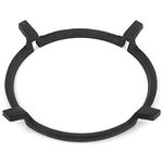 Fumanduo Universal Stove Rack, Iron Stand Stove Rack Non-Slip Wok Ring Pan Support Rack Cast Trivets Support Ring Cooktop Range Pan Holder Kitchen Supplies Accessories for Gas Stove Hobs Cooker, Black