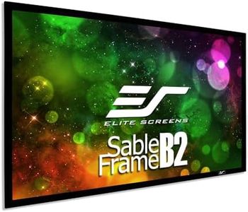 Elite Fixed Sable Frame B2 Cinewhite 16:9 Projector Screen, 120-Inch