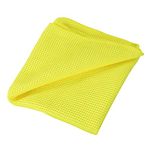 VRT® Microfiber Water Magnet Drying Towel,Microfiber Drying Towel | Waffle Weave Extra Large Microfiber Drying Cloth, 50 cm x 80 cm, 400 GSM (Yellow)