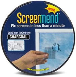 Screenmend Window Screen Repair Kit, 2" x 80" Roll, Charcoal