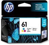 HP 61 Genuine Original Tri-Color Printer Ink Cartridge works with HP Deskjet 1000, 2000, 3000, HP Envy 4500, 5500, HP Officejet 2600, 4600 series- (CH562WA)