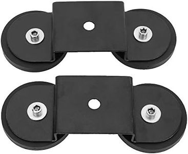 Car Magnetic Light Bar Mounting, Fydun 2 Pcs Magnetic Base Led Light Bar Mounting Brackets Bow Bracket Black Holder Sucker 110KG for Car SUV Roof