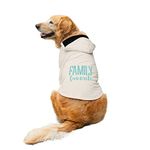 Ruse Family Favourite Printed Full Sleeves Dog Autumn Winter Hoodie Jacket/Apparel/Clothes/Jackets Gift for Dogs.White/Small (Apso, Shih Tzu etc.)