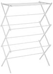 Amazon Basics Foldable Clothes Drying Laundry Rack - White