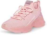 Steve Madden Women's Maxima Sneaker, Light Pink, 8.5