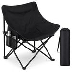 HomieKitch Camping Chair for Adults, Heavy Duty Outdoor Folding Chair with Carry Bag, Portable Picnic & Beach Chair, Easy Fold Travel Camping Chair for Outdoor Use (Multicolor)