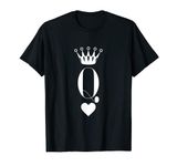 Matching Couples Shirt His and Her Gift Women Queen of Heart T-Shirt