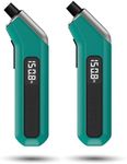 ETENWOLF Digital Tire Pressure Gauge 2 Pack, Industrial Tire Gauge 3-200 PSI, Calibrated to ANSI B40.7 Grade 2A(Plus-Minus 0.5%), Air Pressure Gauge with Replaceable AAA Batteries (Dark Cyan)