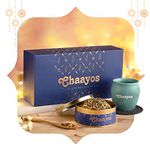 Chaayos Premium Gift Hampers for Diwali | Contains Ginger (Adrak) Tulsi Tea Leaves & Kulhad cup | Premium Assam Tea Set | Diwali Gift Box | Luxury gift set | Gift for Family & Relative | Gift for Health