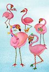 Toland Home Garden 1010473 "Festive Flamingo Birds Decorative House Flag, 28" x 40"