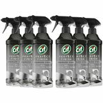 Cif Stainless Steel specialist Spray Scientifically designed to remove stubborn dirt for 100% streak-free shine on the stainless steel surfaces, Multi Buy 6 Pack