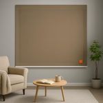 MMT ACOUSTIX® Premium 5-Layer Soundproof Curtain – Subtle Brown, 72x72 Inches | Reduces Up to 80% Traffic Noise | Blackout, Thermal Insulation | Luxury Finish with Hanging Hooks