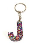 Personalised Party Keyring Disco Pride Rainbow Festival Bag Charm (J)