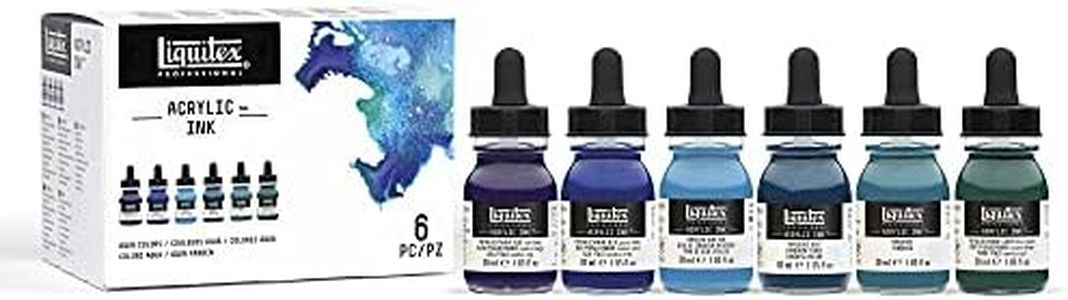 LIQUITEX acrílica, Set Colores Agua, 6 tintas