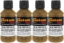 Custom Coat Camouflage Series 3 Ounce (Coyote Brown Federal Standard Color #20150) - Pack of 4 - Urethane Tint Concentrate for Tinting Truck Bed Liner Coatings - Epoxy Resin