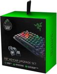 Razer PBT Keycap Upgrade Set - Backlight Compatible (Superior PBT Shine Resistant Material, Doubleshot Molding with Ultra Thin Font) Black