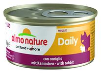 almo nature Daily Mousse with Rabbit -Grain Free-(Pack of 24 x 85g Tins)