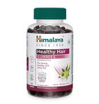 Himalaya Hair Health Gummies | Pack of 60 | For Strong, Healthy, Shiny Hair | 100% RDA Bioton |Gelatin-free Fruit based Gummies | 100% Vegetarian