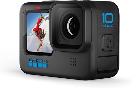 GoPro HERO10 Black Waterproof Action Camera – 5.3K60 Video, 23MP, Dual Screens
