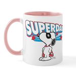 CafePress Peanuts Super Dad Mugs 11 oz (325 ml) Ceramic Coffee Mug