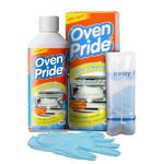 Oven Cleaner Kit 500ml Including Bottle, Bag & Gloves Grill Easy cleaning Degreases Complete Kitchen Cleaning Kit for Oven, Shelf & Racks