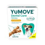 Lintbells YuMOVE Dental Care | Dental Sticks for Small Dogs | 14 Pack | Tasty Chews with Natural Ingredients which Target Plaque & Freshen Breath,White