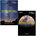 Royal Observatory Greenwich 2 Books Collection Set (Collins Stargazing: Beginners guide to astronomy & Moongazing: Beginner’s guide to exploring the Moon)