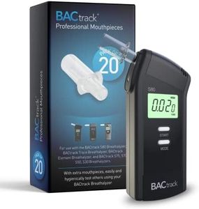 BACtrack S80 Professional Breathalyzer and 20 Breathalyzer Mouthpieces Bundle