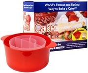 Rapid Cake Maker | Microwave Delicious Cake in 4 Minutes | Dishwasher-Safe, Small Kitchen, or Office |Perfect for Dorm, Microwaveable, & BPA-Free