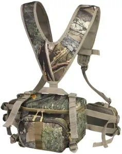 MDSTOP Hunting Fanny Pack, Waist-Pack Style Hunting Pack, Camo Hunting Fanny Waist Pack with Shoulder Straps and Harness Pouch, Available in Backpack and Lumbar Pack Styles
